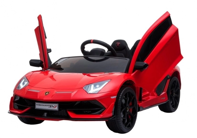 Auto na akumulátor lamborghini aventador červené