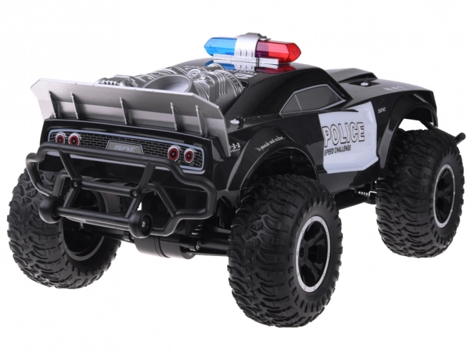 Veľké diaľkovo ovládané monster truck POLÍCIA