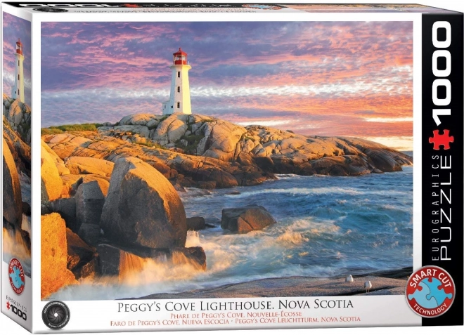 Puzzle Maják Peggy's Cove, Nové Skotsko 1000 dielikov