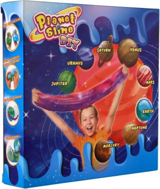 Kreatívna sada – slizové planéty v krabičke