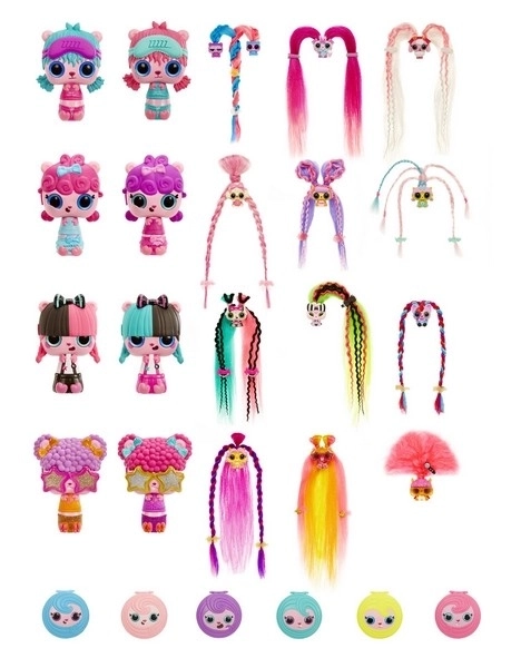 Prekvapenie Pop Pop Hair 3-v-1, Parťák