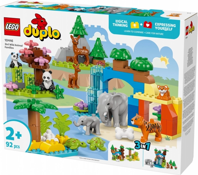 Rodiny divokých zvierat LEGO DUPLO 3 v 1