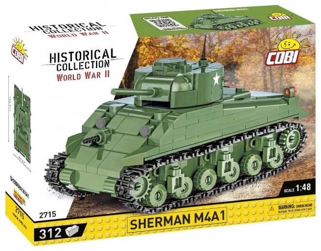 Model tanku II WW Sherman M4A1