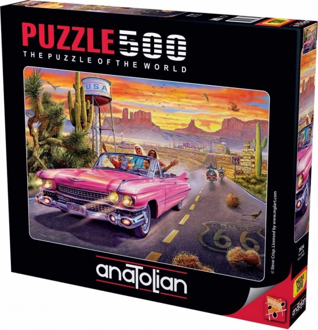 Puzzle Route 66, 500 dielikov