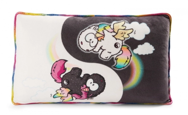 Plyšový vankúšik Jednorožec Yin & Rainbow Yang
