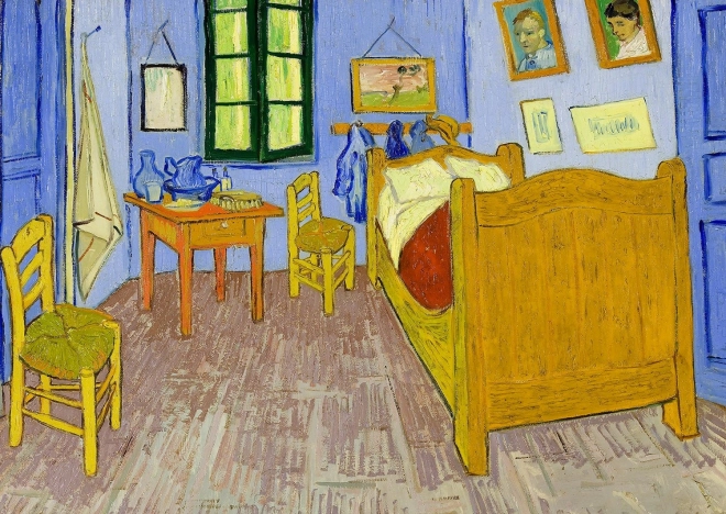 Puzzle Vincent Van Gogh: Ložnice v Arles 1000 dielikov