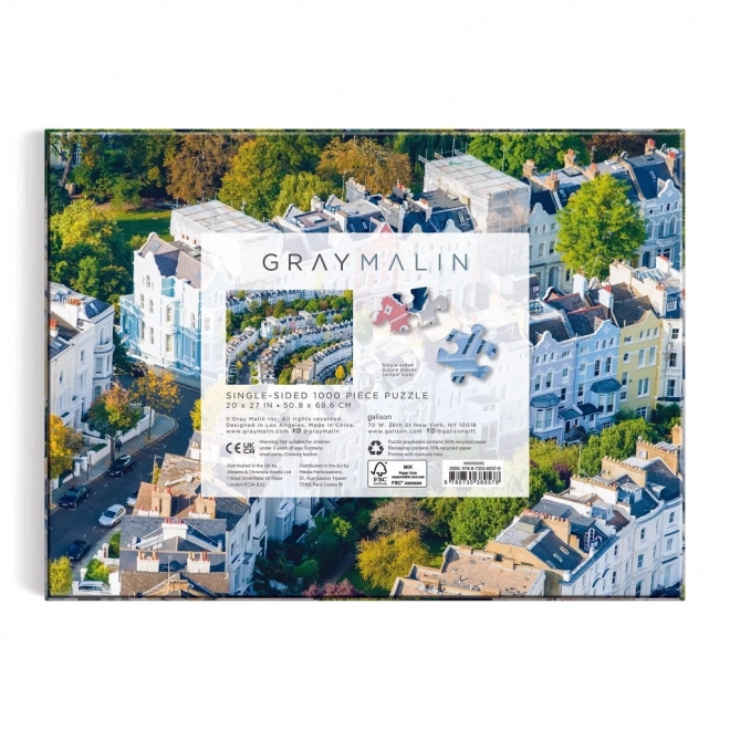 Puzzle Notting Hill od Grey Malin - 1000 dielikov