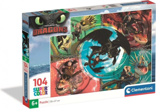 Clementoni puzzle 104 dielikov Ako si vycvičiť draka