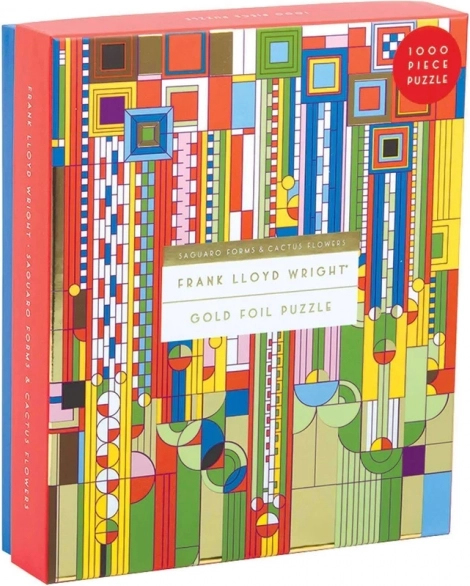 galison puzzle frank lloyd wright saguaro cactus and forms 1000 dielikov metalické