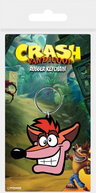 Gumová kľúčenka Crash Bandicoot Extra Life