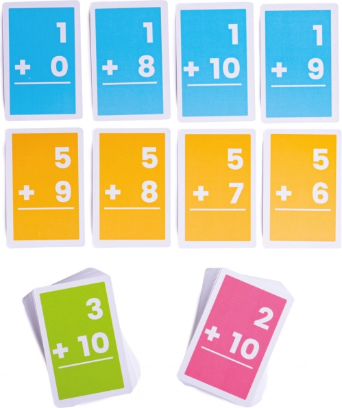 Bigjigs Toys Sada kariet na sčítanie 1-10