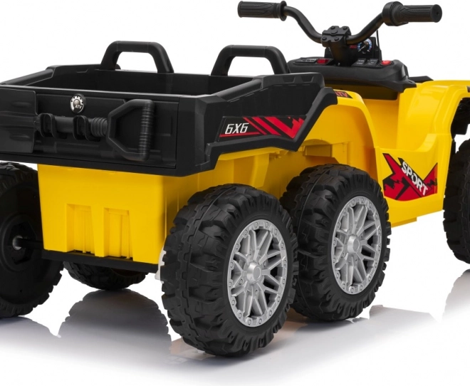 Žltá športová detská štvorkolka TX ATV