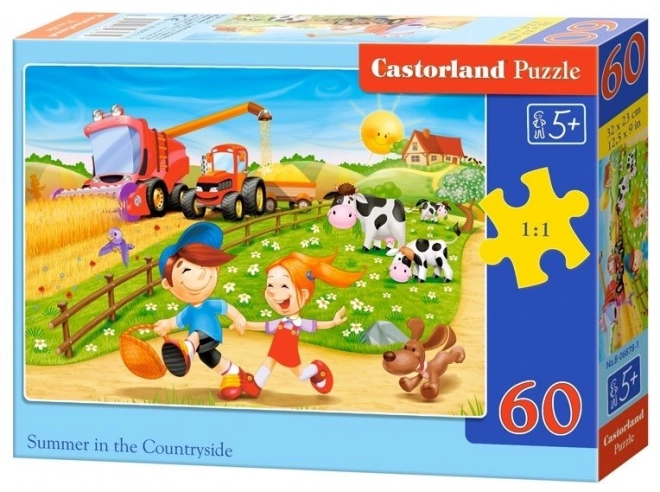 Castorland Puzzle Leto na Venkove 60 Dielikov