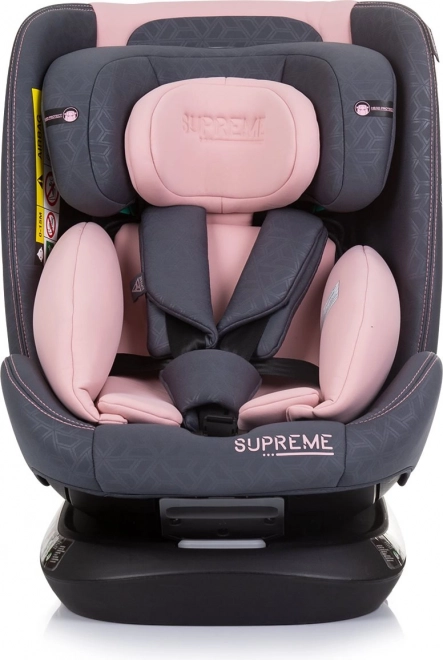 Autosedačka Supreme i-Size Isofix 360 Flamingo