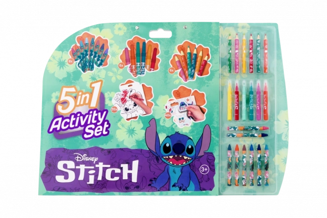 Maľovacia sada 5v1 s motívom Stitch