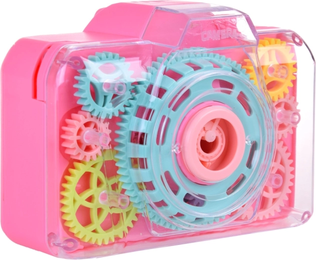 Priehľadné telo s ozubenými kolesami