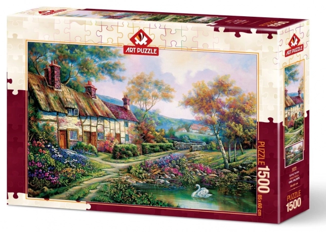 Puzzle Jarná záhrada 1500 dílkov