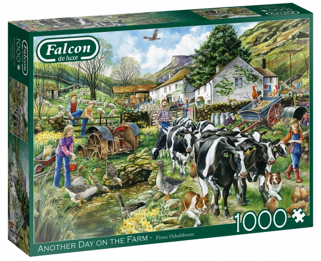 Falcon Puzzle Ďalší Deň na Farme 1000 Dielikov