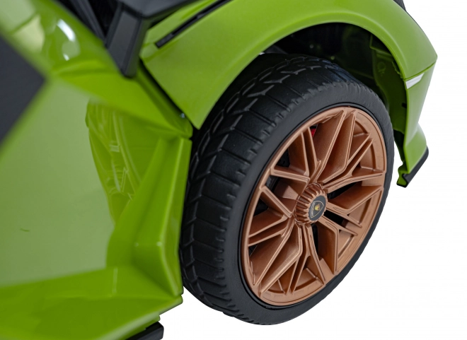 Lamborghini SIAN detské auto na batériu s ovládačom – Zelené
