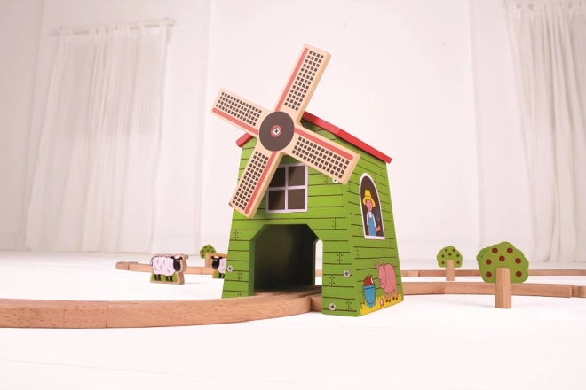 Vetrelný mlyn Bigjigs Rail