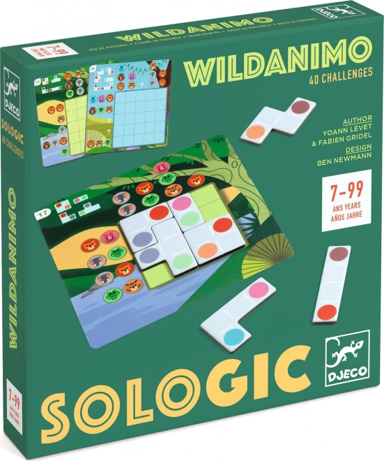 DJECO Kapesná hra Sologic Wildanimo