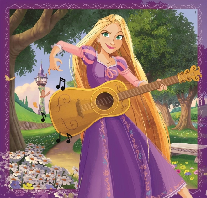 Puzzle 3x48 dielikov - Ariel, Jazmín, Rapunzel