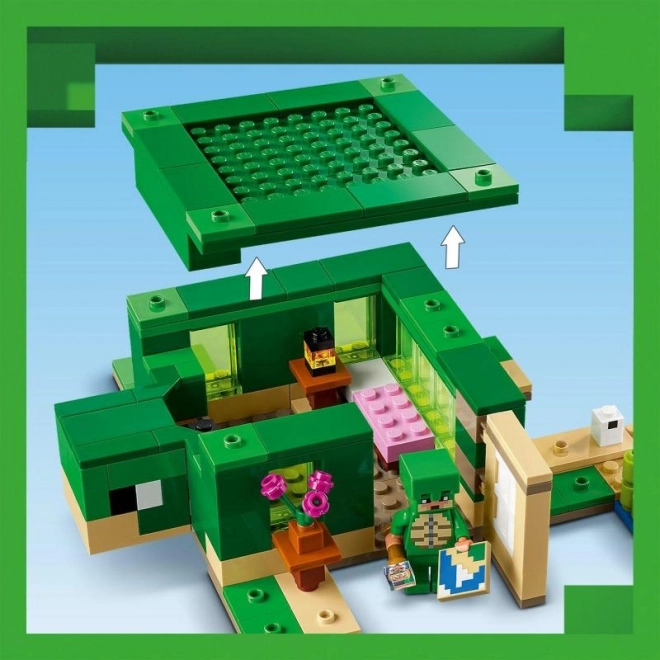 LEGO Minecraft Želví dom na pláži