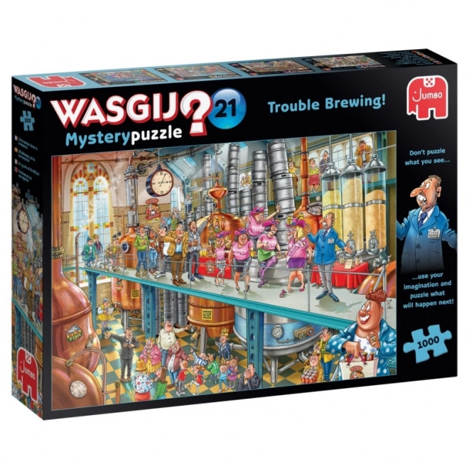 Jumbo puzzle Wasgij Mystery: Potíže se blíží