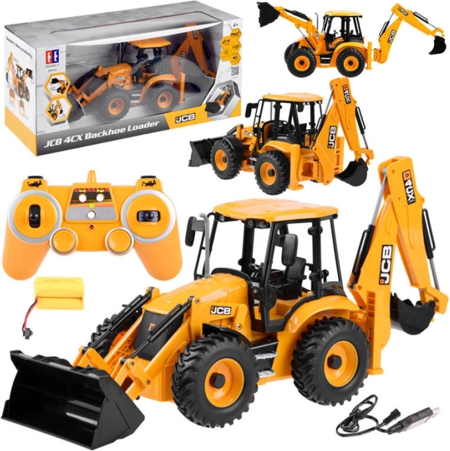 Veľký RC traktor – buldozér a nakladač JCB 1:20