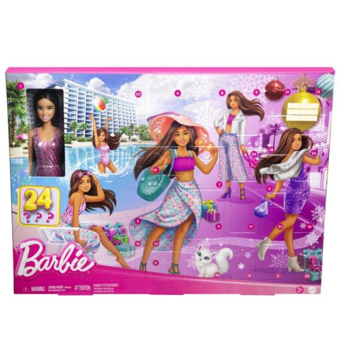 Módny adventný kalendár Barbie 2023