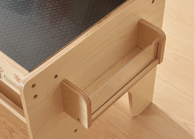 Drevený dielenský stôl XXL Montessori STEM s nástrojmi a príslušenstvom Masterkidz