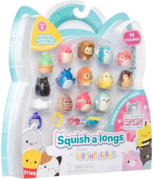 Squish A Long sada 14 figúrok