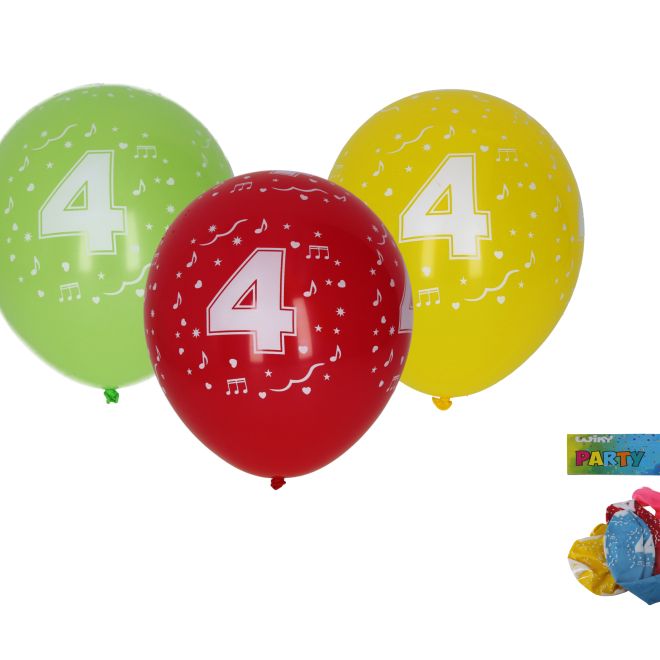 Nafukovacie balóny - sada 5 ks, číslo 4