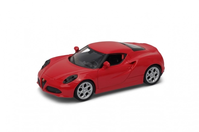 Welly model Alfa Romeo 4C biela