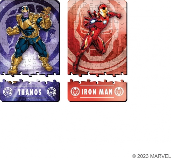 Puzzle súboj Marvel Avengers: Thanos vs Iron Man