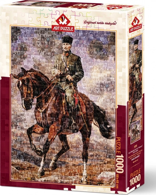 Puzzle Mustafa Kemal Atatürk na koni 1000 dielikov
