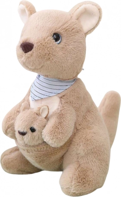Plyšový Klokan s Mládkom 23 cm