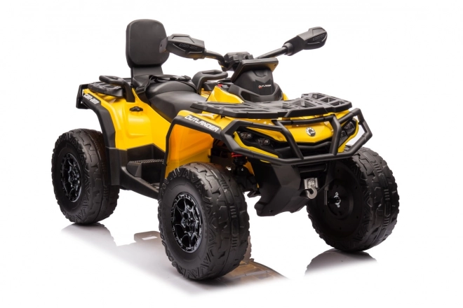 Detská štvorkolka Can Am Outlander ATV žltá
