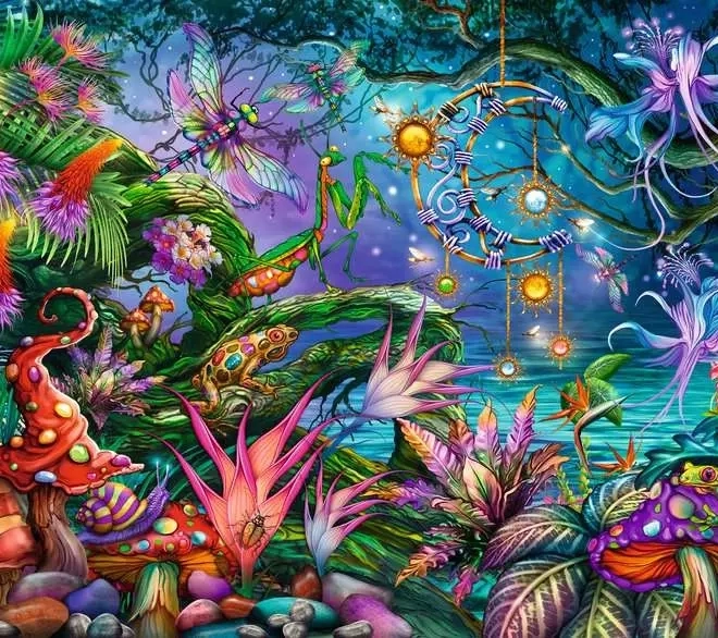 Puzzle Farebná fantázia 1000 dielikov Ravensburger