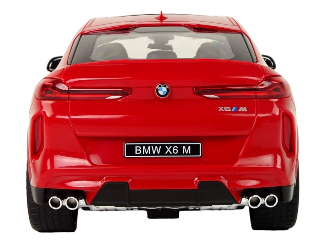 Diaľkovo ovládané auto BMW X6 M - červené