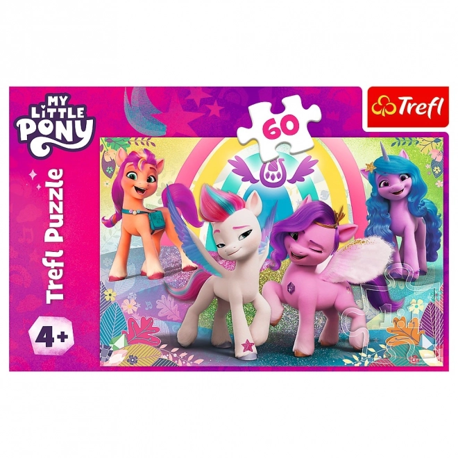 Puzzle My Little Pony: Vo svete priateľstva 60 dielikov