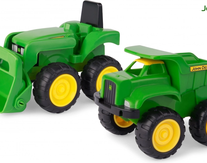 Traktor a sklápěč John Deere set 16 cm