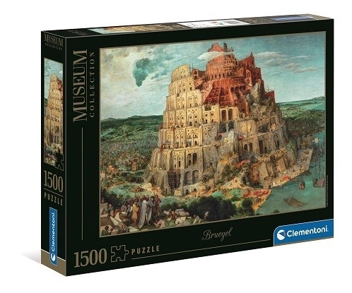 Puzzle 1500 dielikov - Múzeum Bruegel, „Babylonská veža“