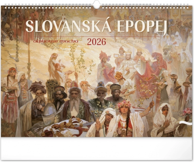 Nástenný kalendár Slovanská epopej 2026