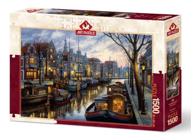 Puzzle Svetlá kanálu 1500 dielikov