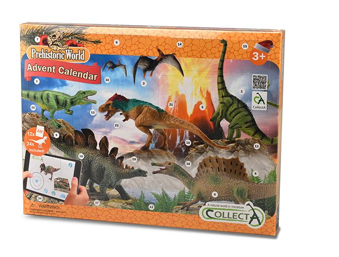 Adventný kalendár s dinosaurami