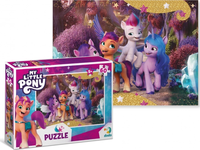 DODO Puzzle My Little Pony: V čarovnom lese 60 dielikov