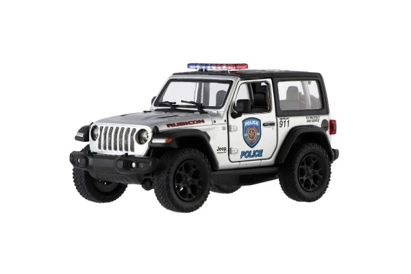 Auto Kinsmart Jeep Wrangler Polícia 2018