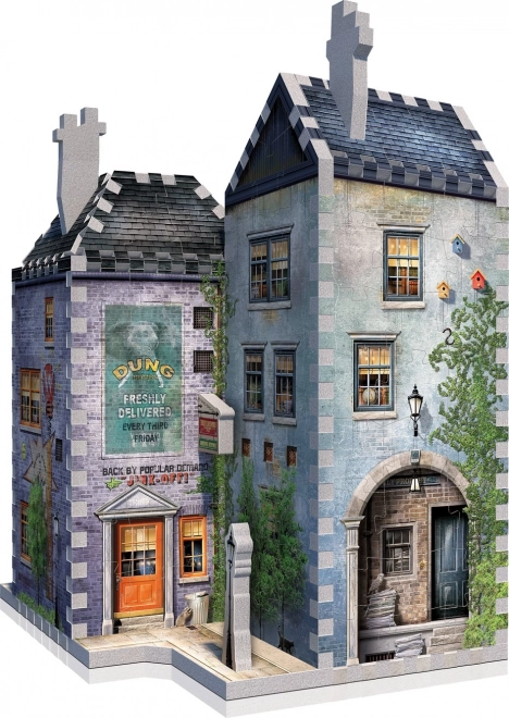 3D puzzle Harry Potter: Kratochvílné a kouzelnické kejkle a Denní věštec