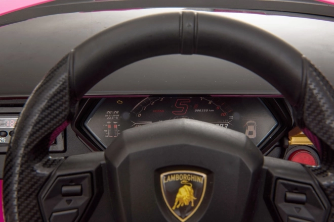 Lamborghini SIAN detské auto na batériu s ovládačom – Ružové